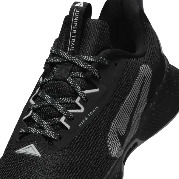 Кроссовки для трейлраннинга женские Nike JUNIPER TRAIL 3 черно-серебряные FQ0902-001