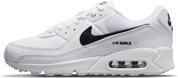 Кросівки жіночі Nike AIR MAX 90 біло-чорні DH8010-101