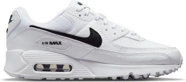 Кросівки жіночі Nike AIR MAX 90 біло-чорні DH8010-101