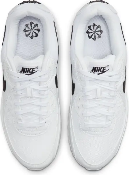 Кросівки жіночі Nike AIR MAX 90 біло-чорні DH8010-101