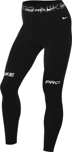 Лосини жіночі Nike PRO MID-RISE 7/8 GRAPHIC чорні FV7397-010