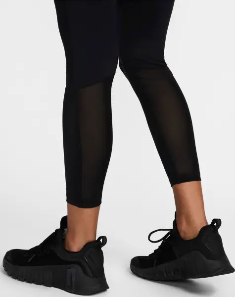 Лосини жіночі Nike PRO MID-RISE 7/8 GRAPHIC чорні FV7397-010