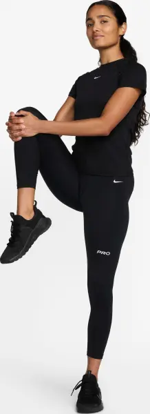 Лосини жіночі Nike PRO MID-RISE 7/8 GRAPHIC чорні FV7397-010