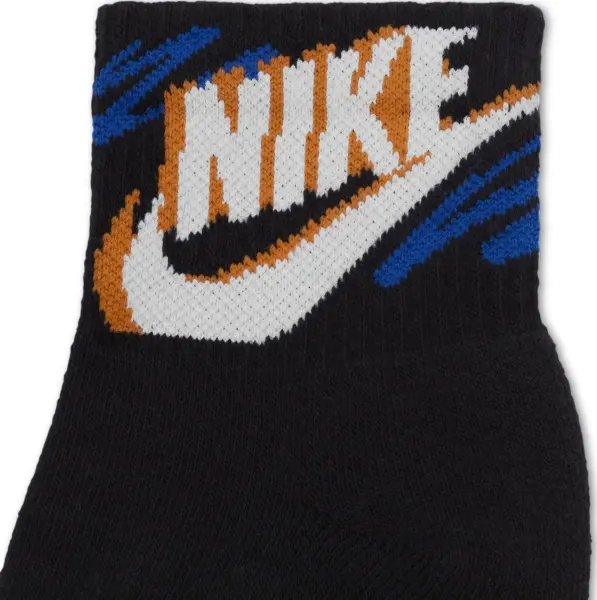Шкарпетки Nike EVERYDAY PLUS ANKLE SOCKS чорні, сині (3 пари) HJ9378-902