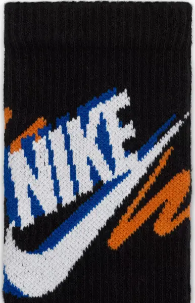 Носки Nike EVERYDAY PLUS CREW SOCKS черные, синие (3 пары) HJ9339-902