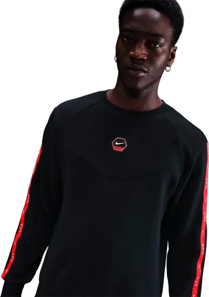 Світшот Nike SPORTSWEAR CREW FLEECE чорно-червоний IH4286-010