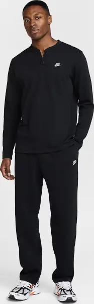 Спортивные штаны Nike CLUB FRENCH TERRY OPEN-HEM черные HQ4422-010