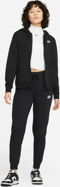 Спортивний костюм жіночий Nike SPORTSWEAR CLUB FLEECE чорний DQ5471-010__DQ5174-010