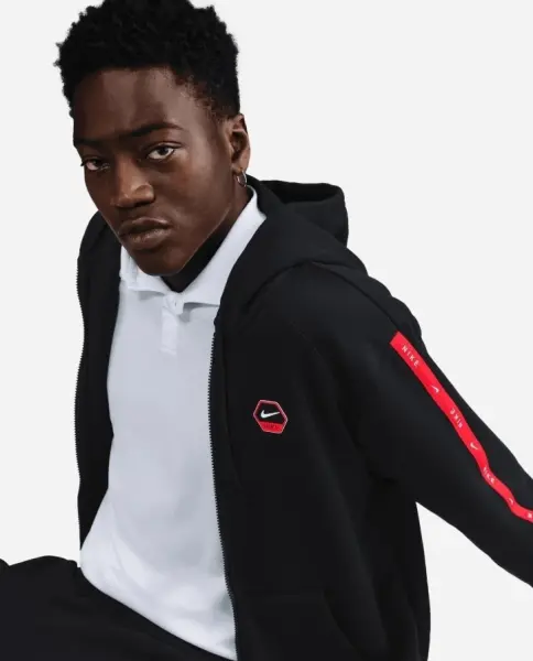 Толстовка Nike SPORTSWEAR чорно-червона IH4285-010