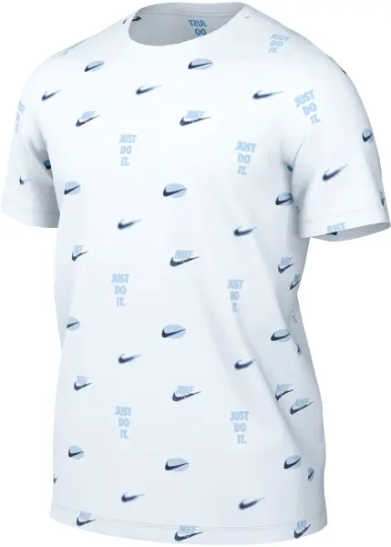 Футболка Nike SPORTSWEAR MAX90 бело-голубо-синяя FQ8036-100