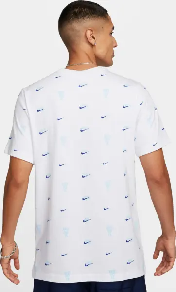 Футболка Nike SPORTSWEAR MAX90 бело-голубо-синяя FQ8036-100