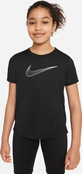 Футболка підліткова Nike ONE DRI-FIT чорна DD7639-010