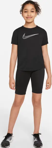 Футболка підліткова Nike ONE DRI-FIT чорна DD7639-010