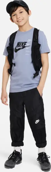 Футболка подростковая Nike STANDARD ISSUE дымчато-голубая FN7713-493