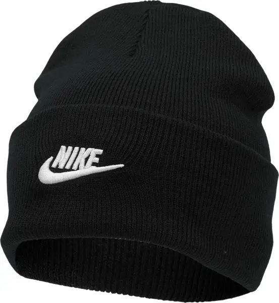 Шапка подростковая Nike PEAK BEANIE черная HF5498-010