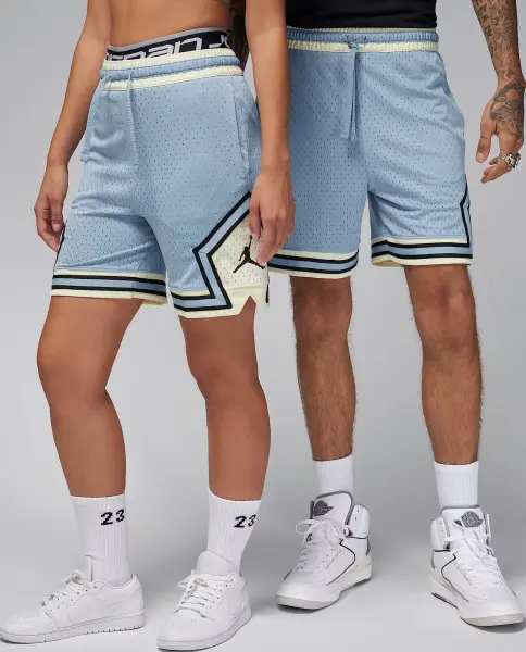 Шорты баскетбольные Nike JORDAN DRI-FIT SPORT DIAMOND SHORTS дымчато-голубые DX1487-436