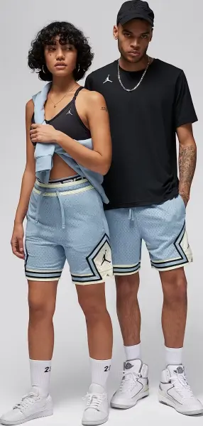 Шорты баскетбольные Nike JORDAN DRI-FIT SPORT DIAMOND SHORTS дымчато-голубые DX1487-436