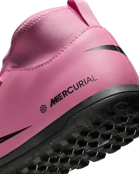 Сороконіжки (шиповки) дитячі Nike JR MERCURIAL SUPERFLY 10 CLUB TF рожево-червоні FQ8313-600
