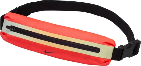 Сумка на пояс Nike SLIM RUNNING 3.0 темно-помаранчево-чорна DR5199-634