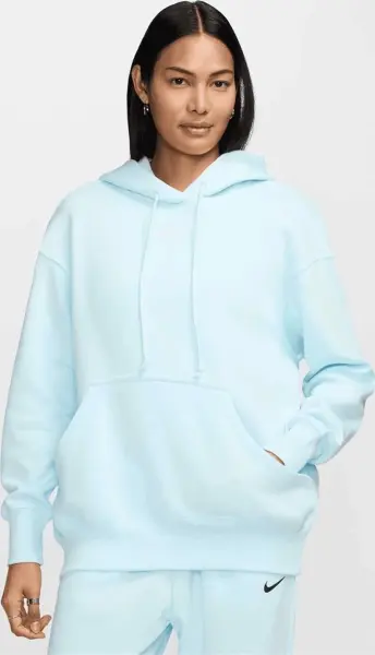 Худи женское Nike SPORTSWEAR PHOENIX FLEECE OVERSIZED светло-голубое DQ5860-474
