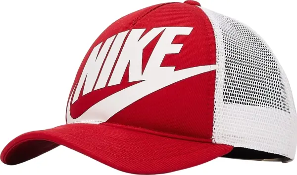 Бейсболка подростковая Nike RISE STRUCTURED TRUCKER красно-белая FB5363-687