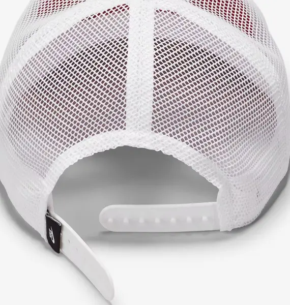 Бейсболка подростковая Nike RISE STRUCTURED TRUCKER красно-белая FB5363-687