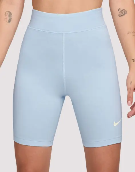 Велосипедки жіночі Nike SPORTSWEAR CLASSIC HIGH-WAISTED 20.5CM блакитні DV7797-423