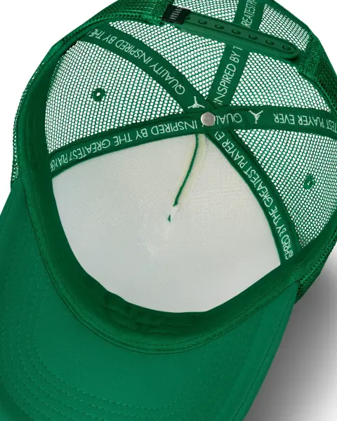 Кепка подростковая Nike JORDAN FOAM TRUCKER зелено-оранжевая 9A0940-E1P