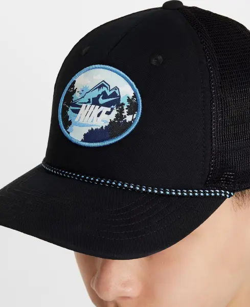 Кепка подростковая Nike RISE черная HJ7170-010