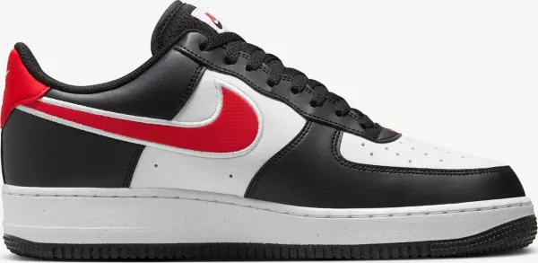 Кроссовки Nike AIR FORCE 1 '07 NEXT NATURE черно-бело-красные HM0721-002