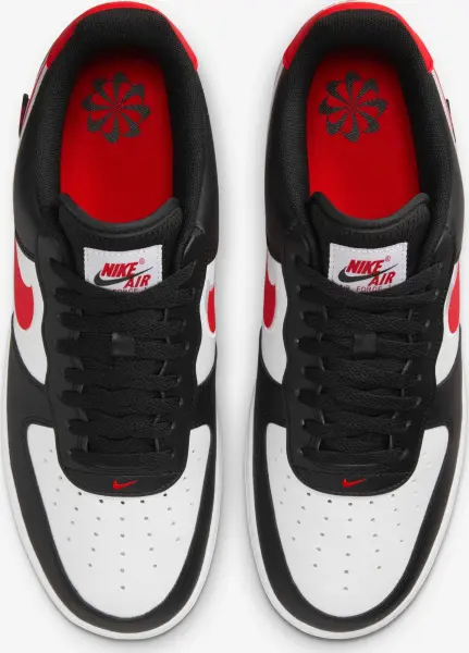 Кроссовки Nike AIR FORCE 1 '07 NEXT NATURE черно-бело-красные HM0721-002