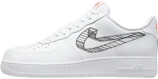 Кроссовки Nike AIR FORCE 1 LOW "3D SWOOSH" белые DR0149-100
