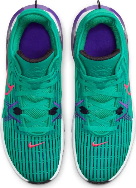 Кроссовки баскетбольные Nike LEBRON WITNESS VI бирюзово-фиолетово-розовые CZ4052-300