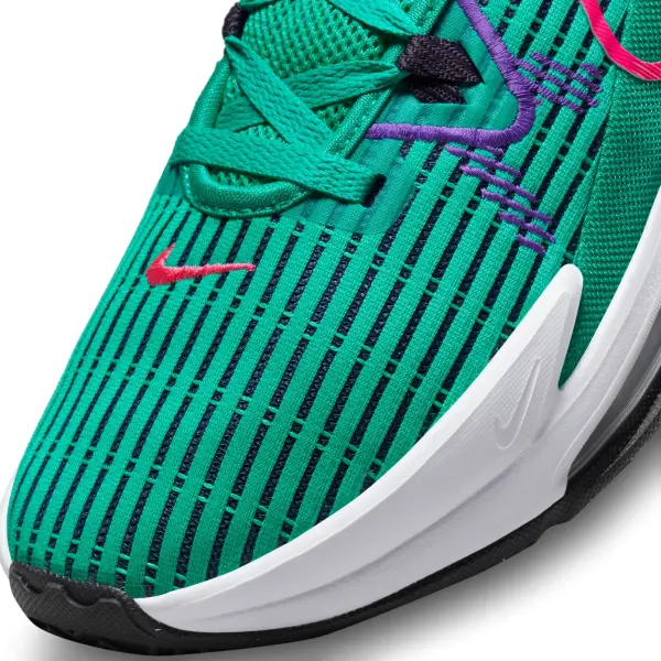 Кроссовки баскетбольные Nike LEBRON WITNESS VI бирюзово-фиолетово-розовые CZ4052-300