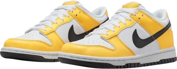 Кросівки підліткові Nike DUNK LOW NEXT NATURE (GS) жовто-біло-чорні FN3807-800