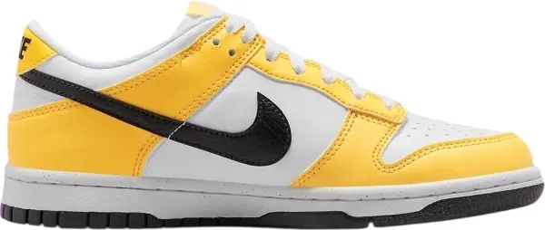 Кросівки підліткові Nike DUNK LOW NEXT NATURE (GS) жовто-біло-чорні FN3807-800