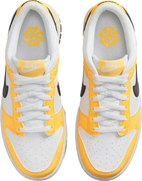 Кросівки підліткові Nike DUNK LOW NEXT NATURE (GS) жовто-біло-чорні FN3807-800