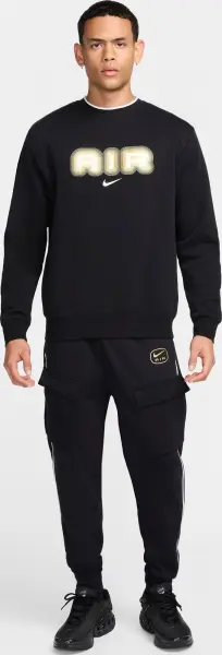 Світшот Nike AIR чорно-золотий HM0177-010