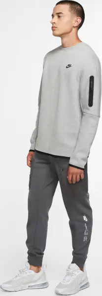 Світшот Nike SPORTSWEAR TECH FLEECE CREW сірий CU4505-063