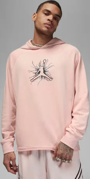 Спортивний костюм Nike JORDAN DRI-FIT SPORT GRAPHIC FLEECE світло-рожево-чорний FN5812-622__FN5814-622