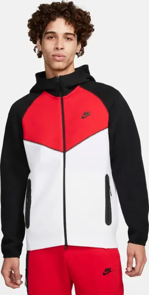 Спортивний костюм Nike SPORTSWEAR TECH FLEECE WINDRUNNER червоно-біло-чорний FZ4709-100__FZ4710-657