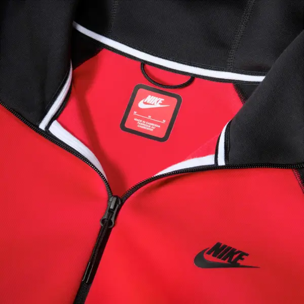 Спортивний костюм Nike SPORTSWEAR TECH FLEECE WINDRUNNER червоно-біло-чорний FZ4709-100__FZ4710-657