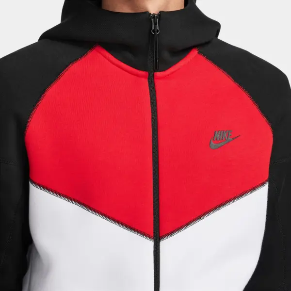 Спортивний костюм Nike SPORTSWEAR TECH FLEECE WINDRUNNER червоно-біло-чорний FZ4709-100__FZ4710-657