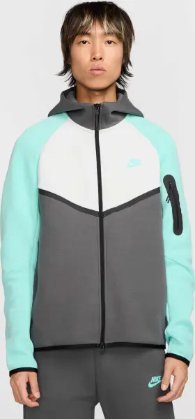 Спортивный костюм Nike SPORTSWEAR TECH WINDRUNNER серо-бирюзово-белый HV6512-068__HV6513-068