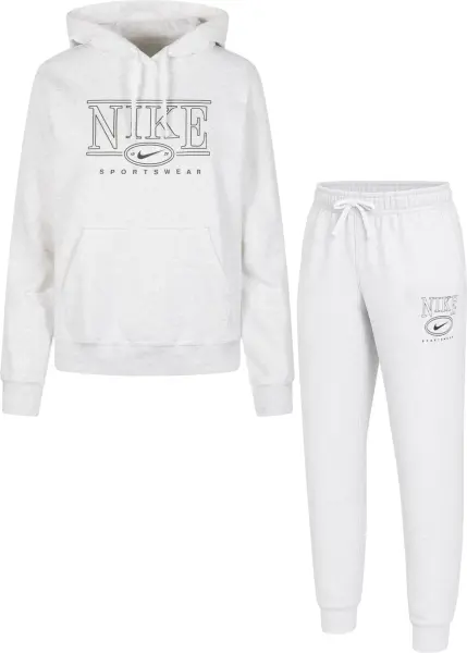 Спортивный костюм женский Nike SPORTSWEAR CLUB FLEECE серый IB1992-051__IB1988-051