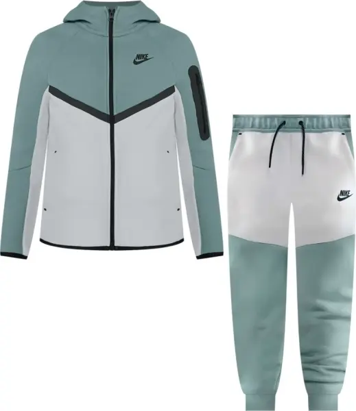 Спортивний костюм підлітковий Nike SPORTSWEAR TECH FLEECE бірюзово-білий HV5867-054__HV5869-054