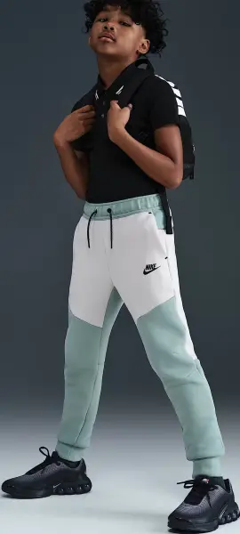 Спортивний костюм підлітковий Nike SPORTSWEAR TECH FLEECE бірюзово-білий HV5867-054__HV5869-054