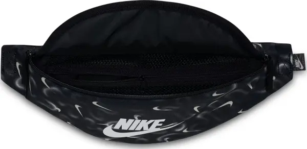 Сумка на пояс Nike HERITAGE AIRBRUSH чорно-біла HV6612-010