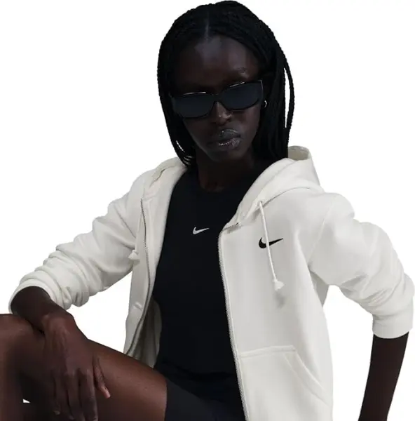 Толстовка женская Nike SPORTSWEAR PHOENIX FLEECE кремовая HJ0995-133