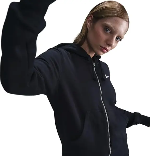 Толстовка женская Nike SPORTSWEAR PHOENIX FLEECE черная HJ0995-010